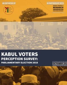 Kabul Voters' Perception Survey: Parliamentary Election 2018